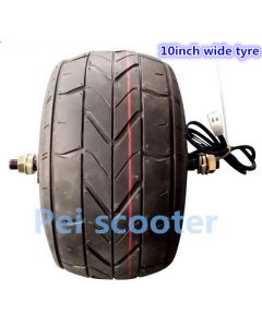 10inch 10 inch 10x6.0-5.5 wide tyre BLDC brushless gearless wheel hub motor 36-60v power scooter hub motor hally motor phub-147