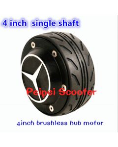 4 inch mini single shaft brushless gearless electric scooter dc wheel hub motor 200w-250w phub-29