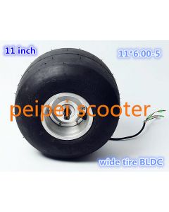 11 inch 11inch BLDC 350w-500w super wide tire brushless dc hub motor for electric scooter phub-44
