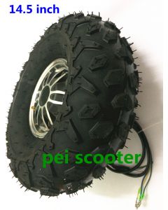 14.5inch 14.5 inches single axle dc scooter hub wheel motor with 14.5/70-6 tire can be customized phub-172
