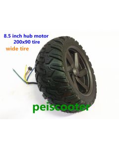 8.5 inch 8.5inch wheel superwide tyre single axle off-road-type brushless gearless wheel hub motor self-balancing motor phub-129