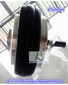 6.5 inch 6.5inch single shaft brushless geared dc hub motor for balance scooter DIY single axle hub motor phub-128